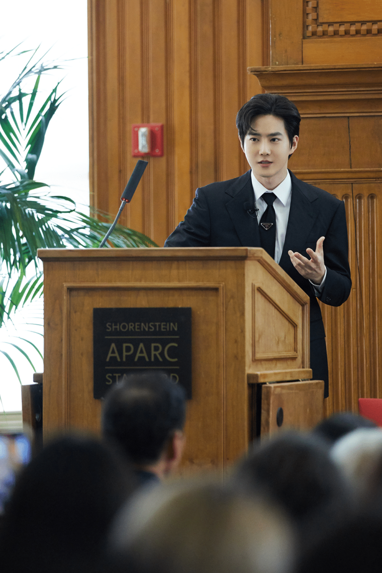 EXO Suho at Stanford University today