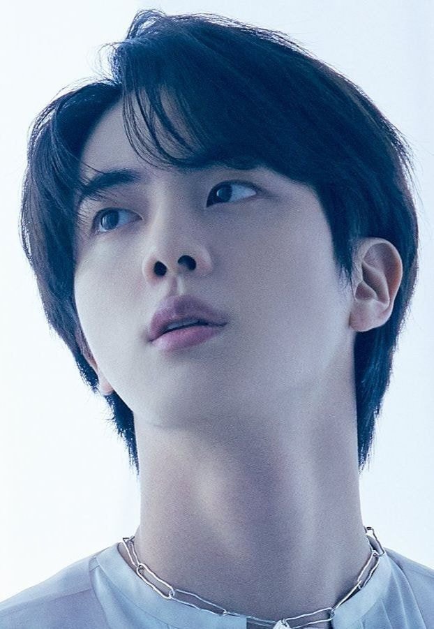 BTS Jin's face recently, it's hard to believe he's in his 30s