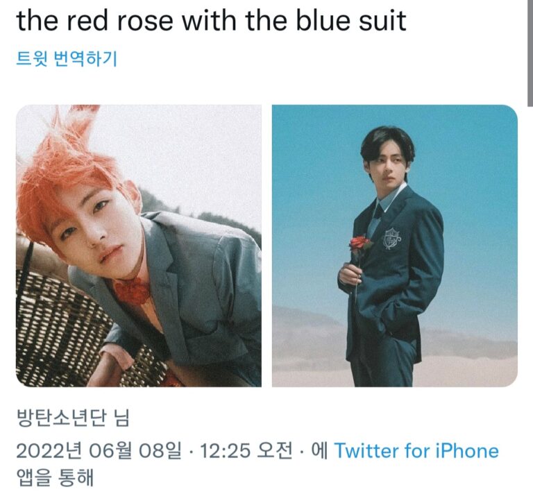 From the desert to the rose, Netizens say that this photo of V is related to the Little Prince's story