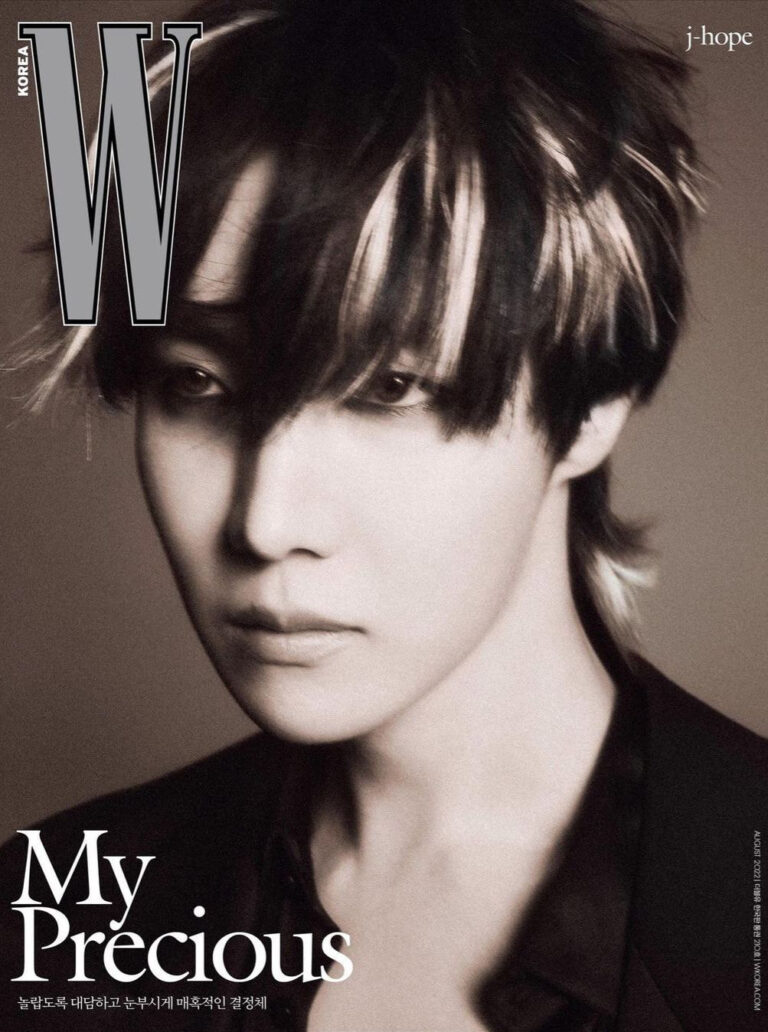BTS J-Hope's photos just released on the cover of W Korea August issue