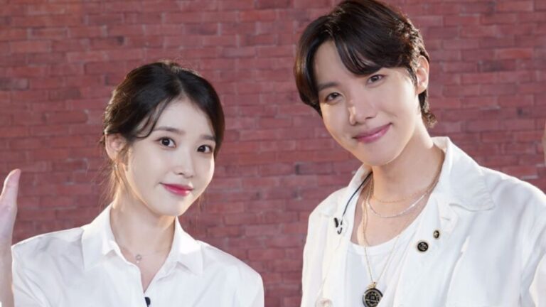 Netizens are shocked after seeing J-Hope appear on IU's Palette