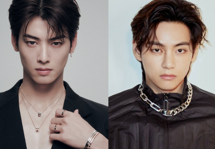 Netizens compare the visuals of Cha Eunwoo and BTS's V and vote for the better one