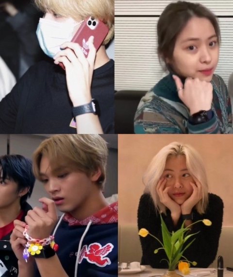Haechan and Ryujin have more than one or two matching couple items