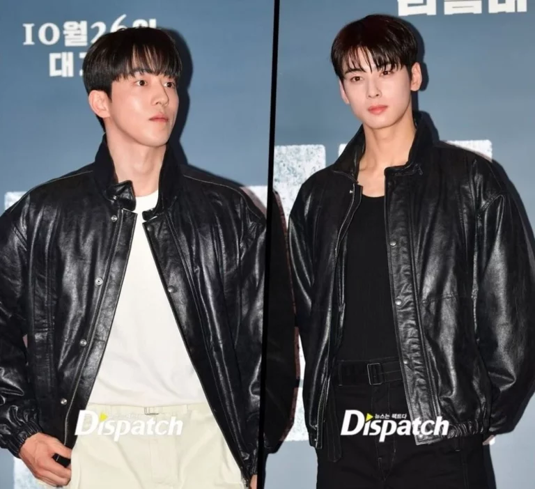 Nam Joo Hyuk and Cha Eunwoo wore the same clothes at the same event yesterday