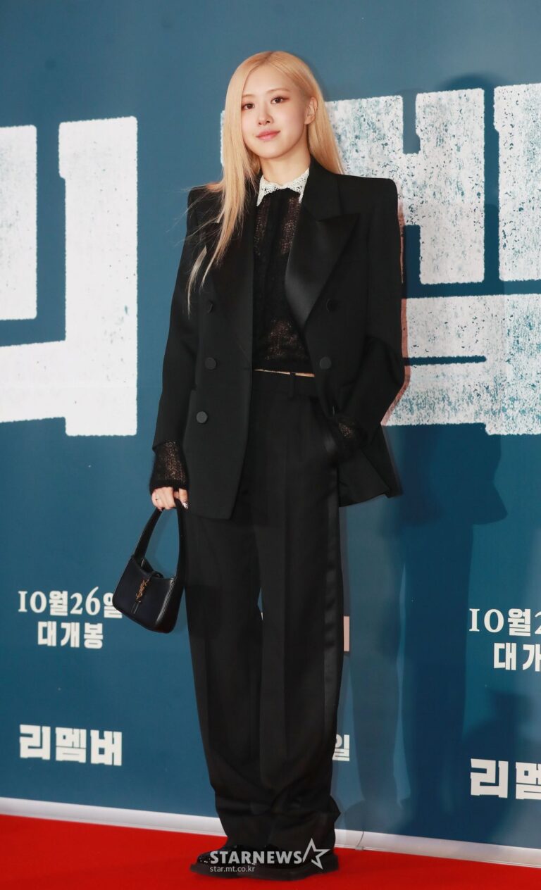 Netizens want to see BLACKPINK Rosé's acting after she attended the premiere of 'Remember'