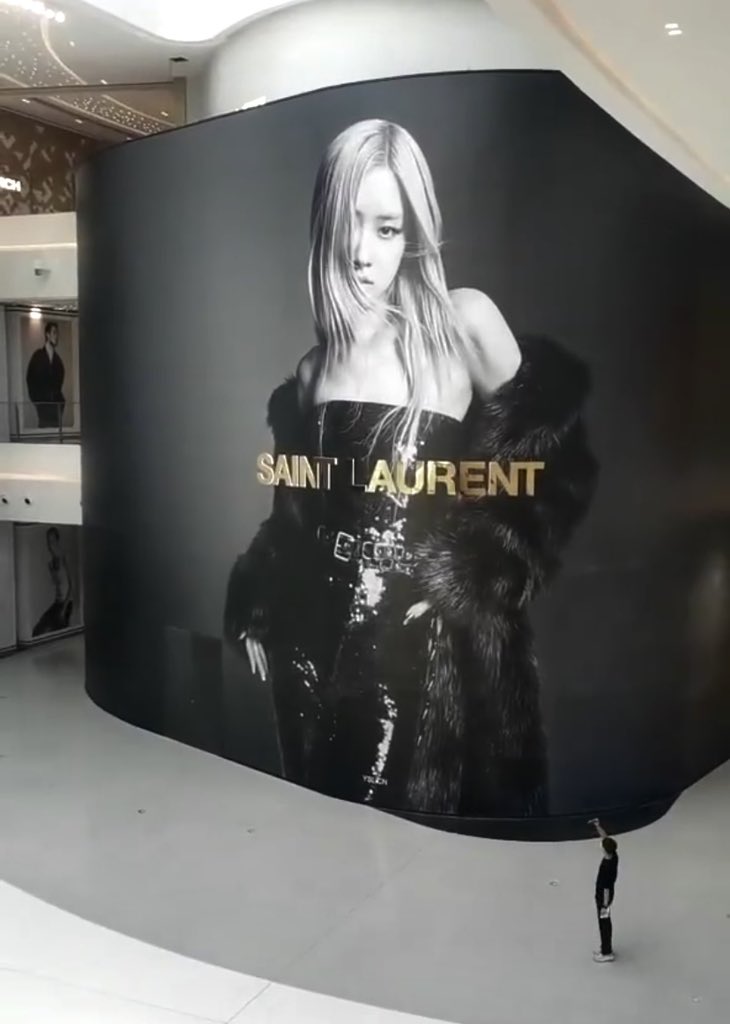 People are shocked by BLACKPINK Rosé's Saint Laurent billboard