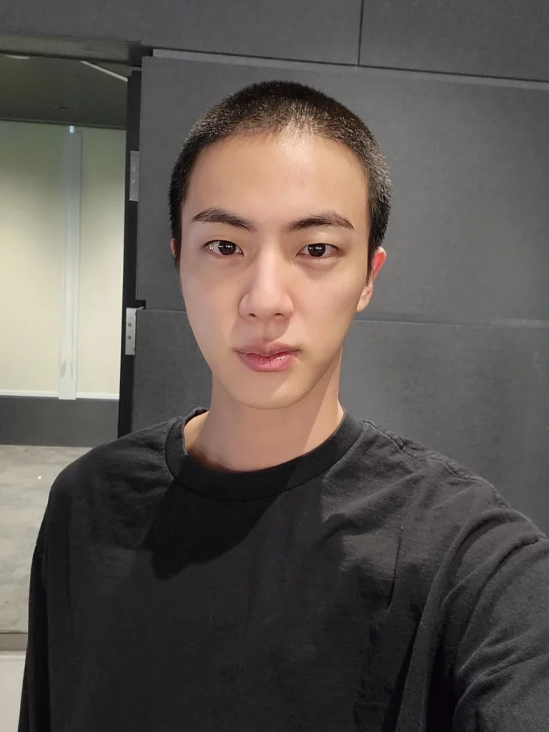 Netizens react to BTS Jin shaving his head