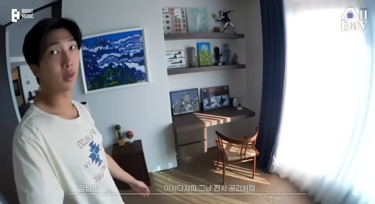 Netizens are amazed by BTS RM's house revealed in I Live Alone