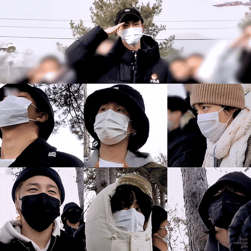Netizens cried while watching video of BTS members seeing off Jin enlisting