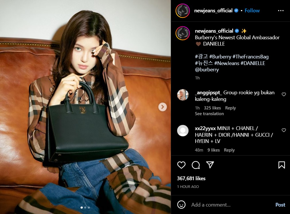 NewJeans Hanni sitting next to CEO Gucci – Pannkpop
