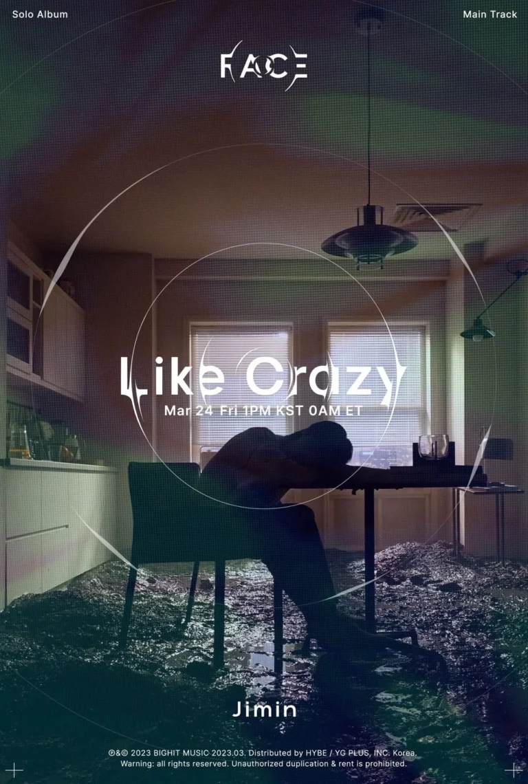 People predict what BTS Jimin's title song will be through 'Like Crazy' title poster