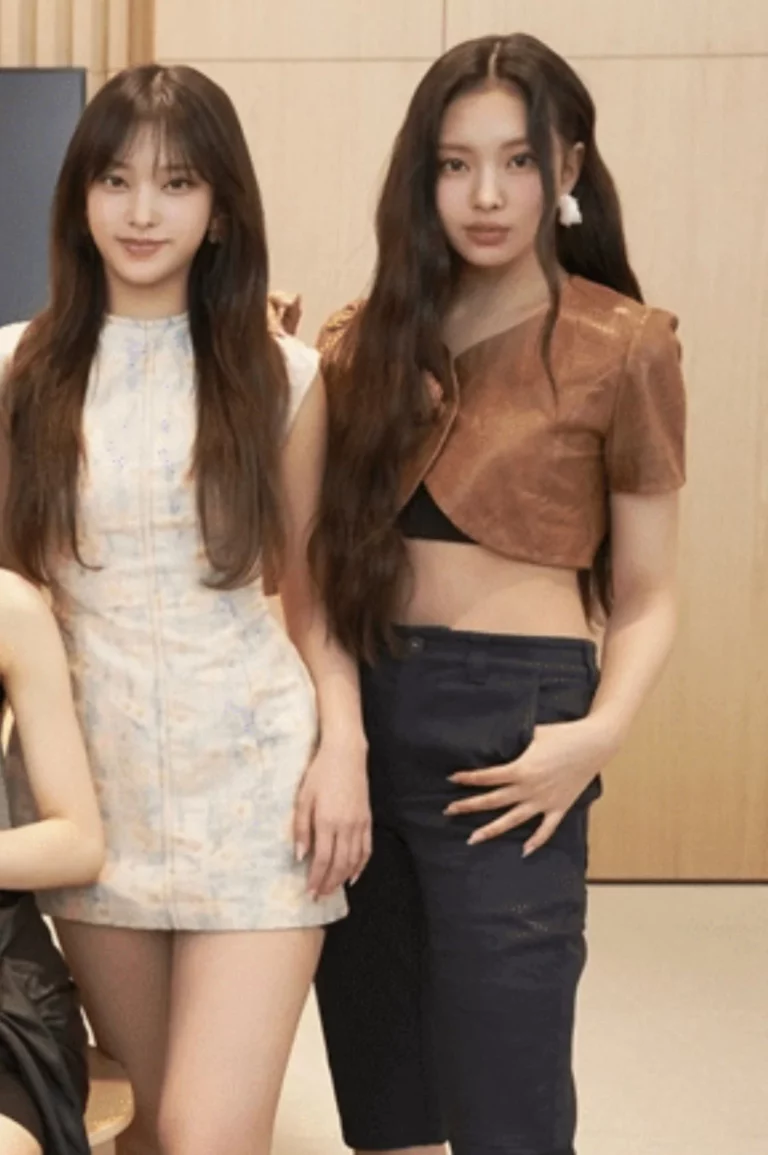 NewJeans Haerin and Hyein with mature style today
