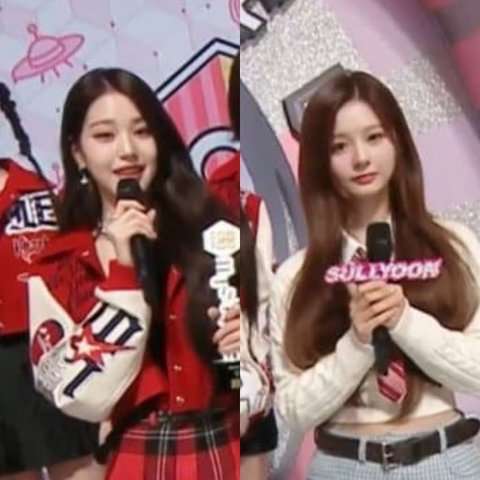 Netizens debating who is prettier after seeing Sullyoon and Jang Wonyoung in the same frame today