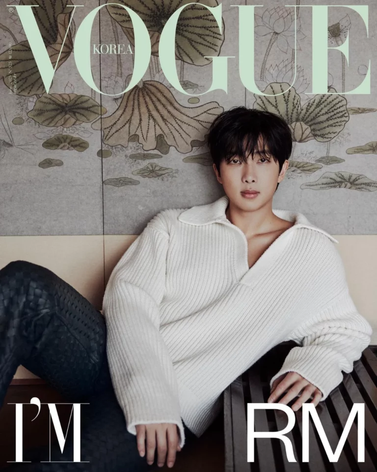 BTS RM on the cover of Vogue June issue