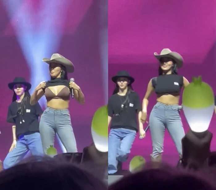 Hwasa, another provocative performance at a concert in the US