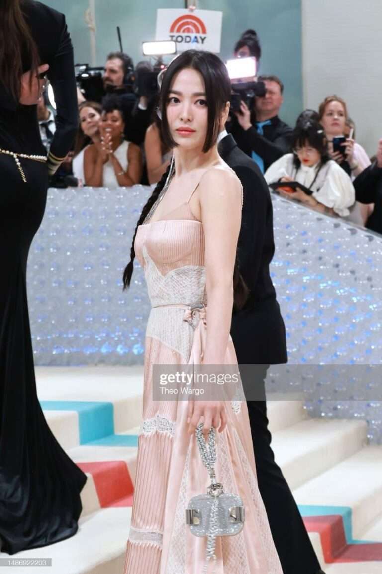 Song Hye Kyo at the Met Gala 2023 red carpet