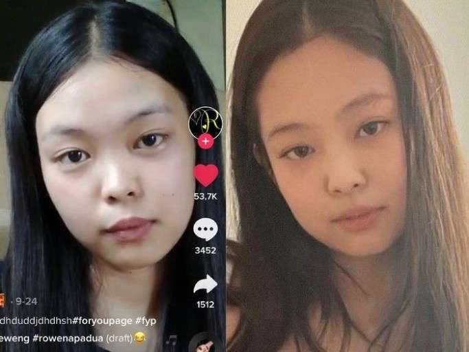 What netizens say about the Filipino girl who insists on looking like Jennie