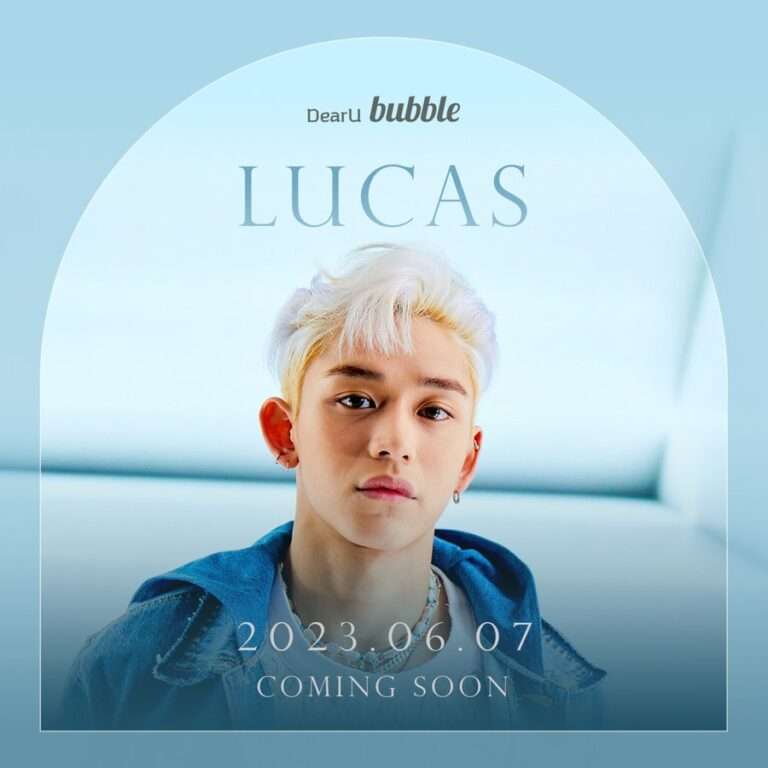 Korean netizens talk about Lucas opening Bubble account