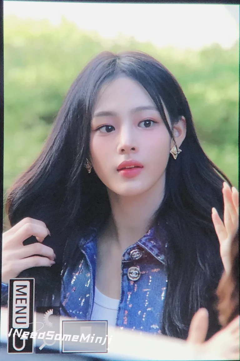 NewJeans Minji's legendary preview pictures on her way to Music Bank