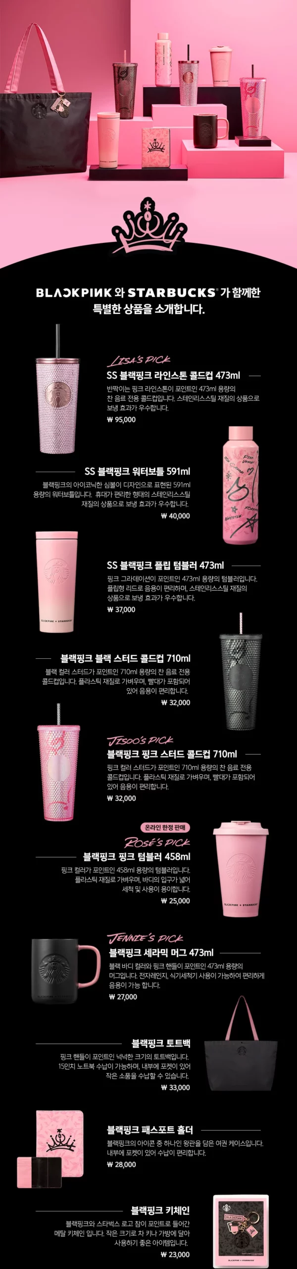 95,000 won, are you crazy?” Starbucks x BLACKPINK collaboration 