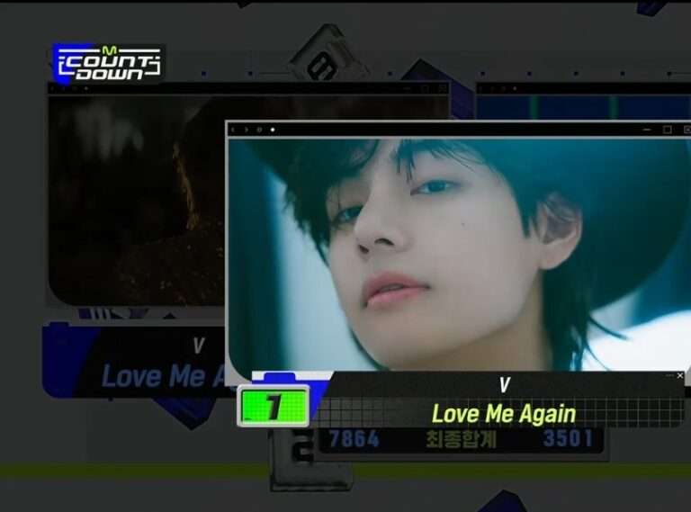 1st place on M Countdown this week - BTS V