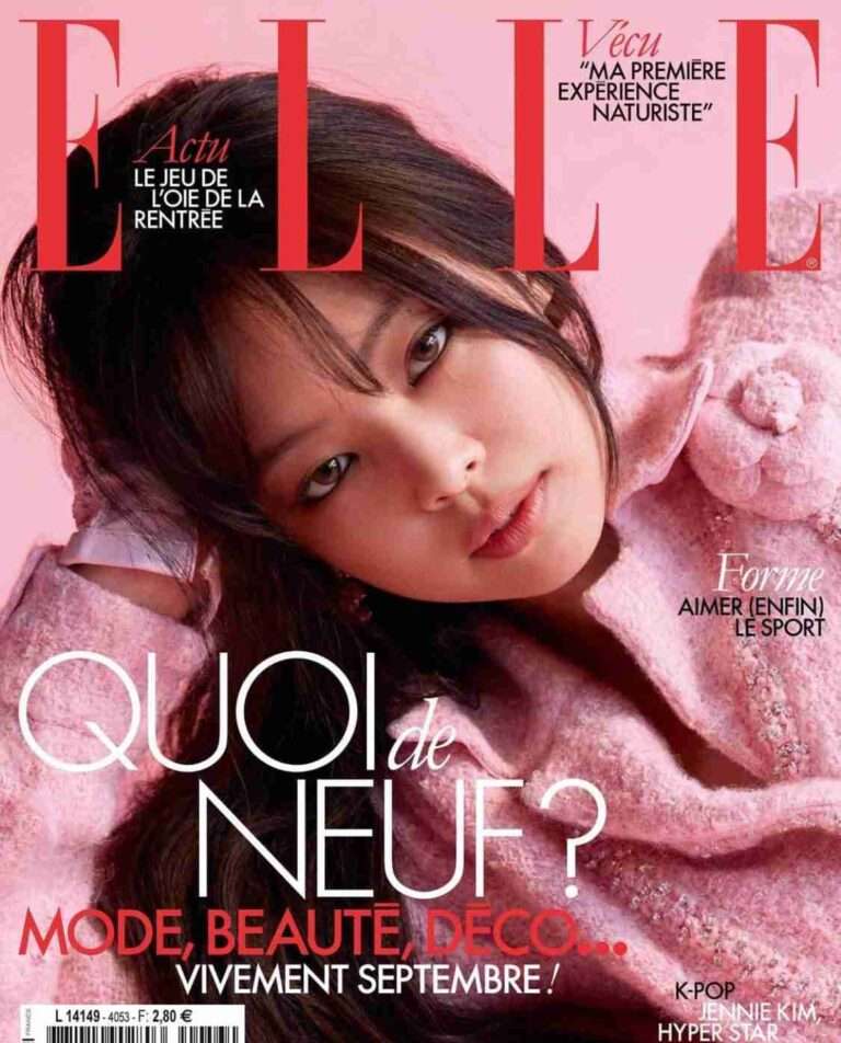 She did it, BLACKPINK Jennie is on the cover of Elle France