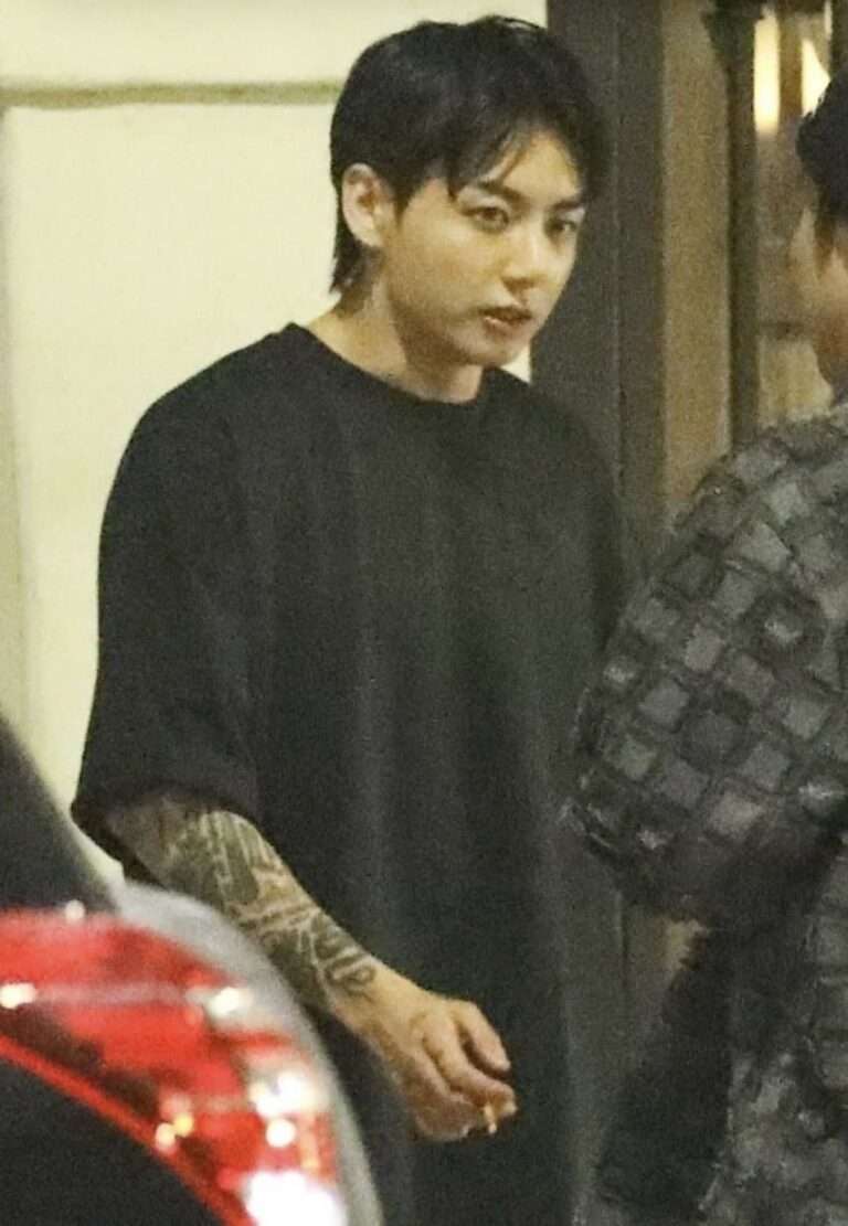 BTS Jungkook was caught smoking by paparazzi in the US