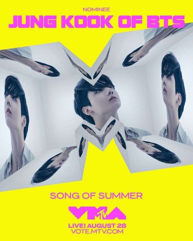 BTS Jungkook was recently nominated for the US MTV VMA ‘Song of Summer’ Pannkpop