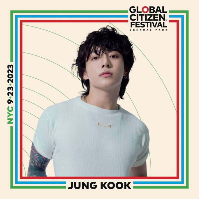BTS Jungkook will perform as the headliner at the 2023 Global Citizen Festival