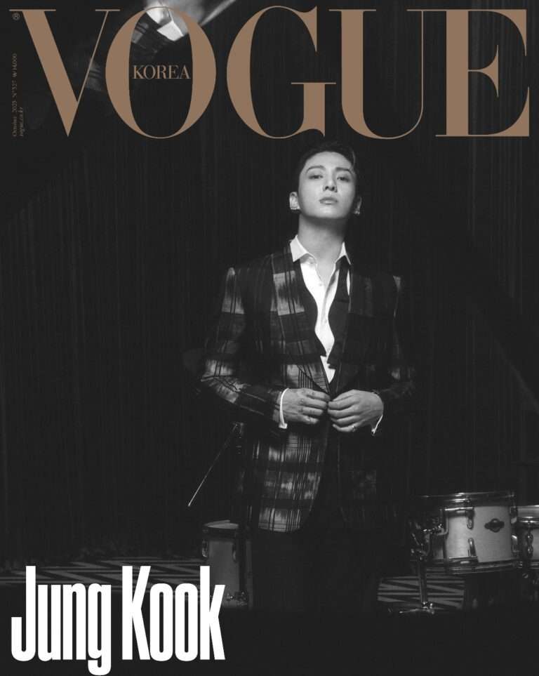 Netizens are shocked by BTS Jungkook's first 4 covers for the October issue of Vogue Korea