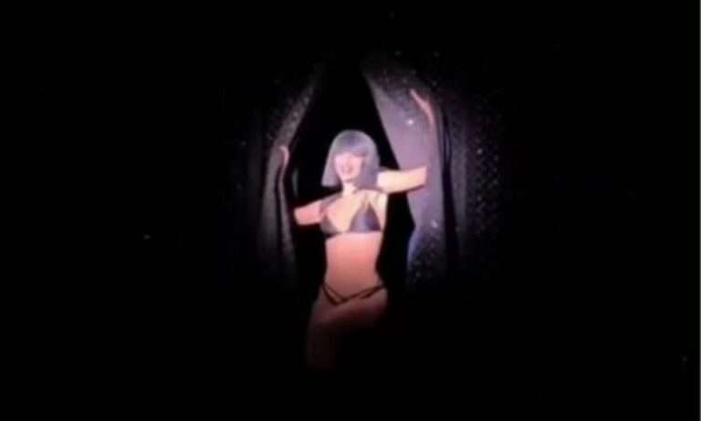 Picture of Lisa's performance on the Crazy Horse show