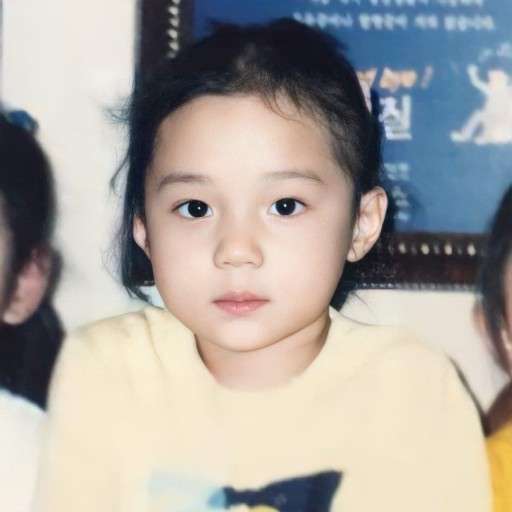 Look at pictures of female idols when they were kids