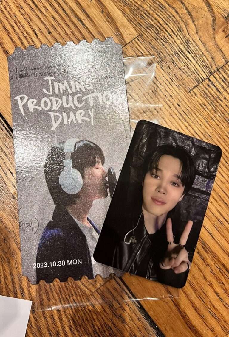 BTS Jimin prepared gifts for the "Jimin's Production Diary Special Talk" offline event today