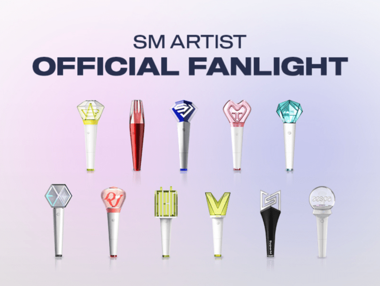SM artists' official lightsticks
