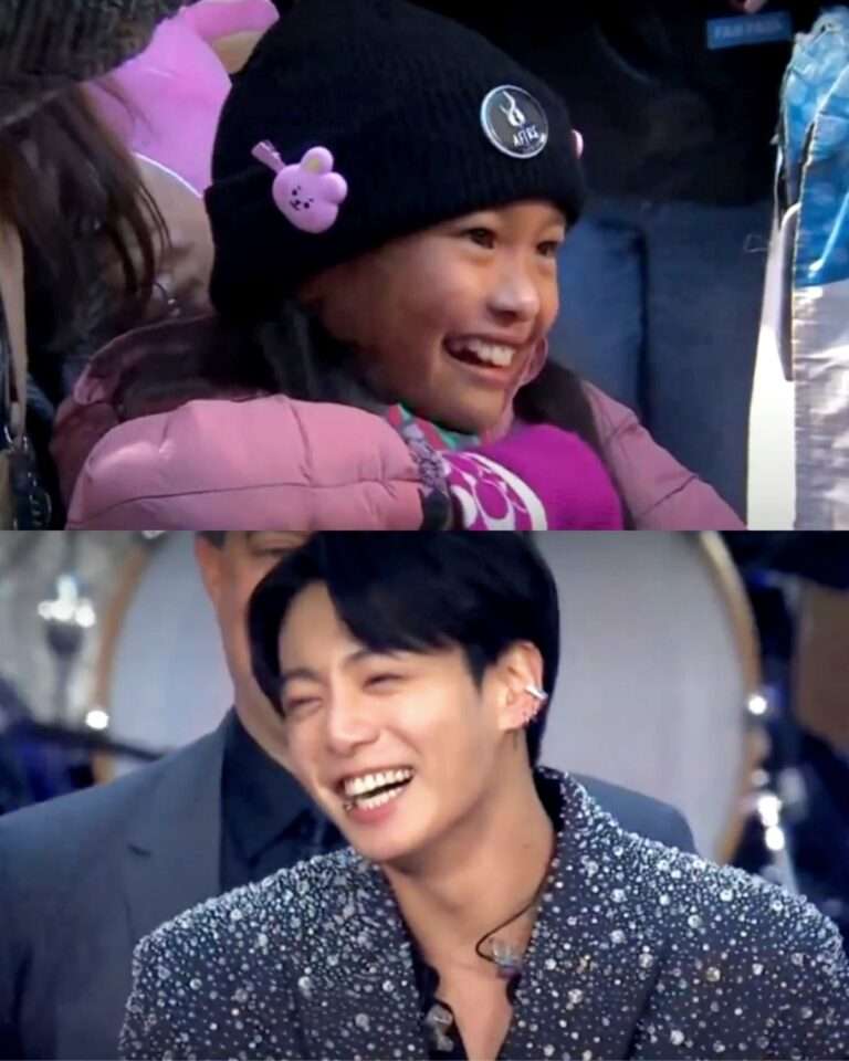 A 10-year-old fan burst into tears after meeting BTS Jungkook