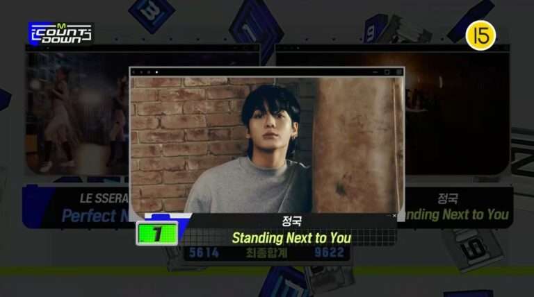 [M Countdown] BTS Jungkook's 'Standing Next to You' gets 1st place