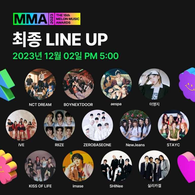 The final lineups for MAMA and Melon Music Awards are held this week
