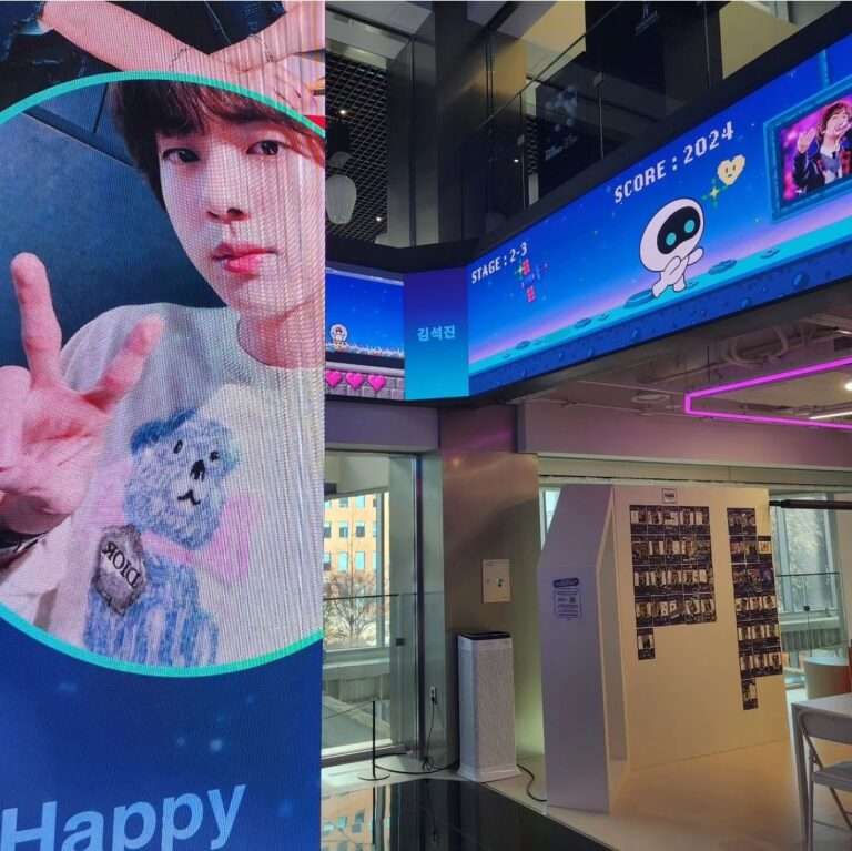 BTS Jin contacted his brother to go to the birthday exhibition in his stead