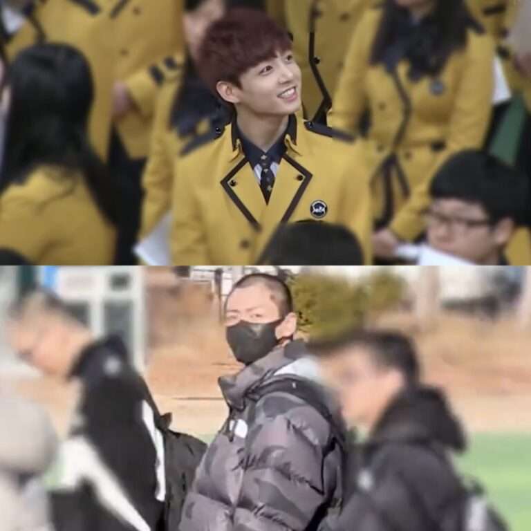 BTS's account posted videos of Jungkook's high school entrance ceremony and military enlistment