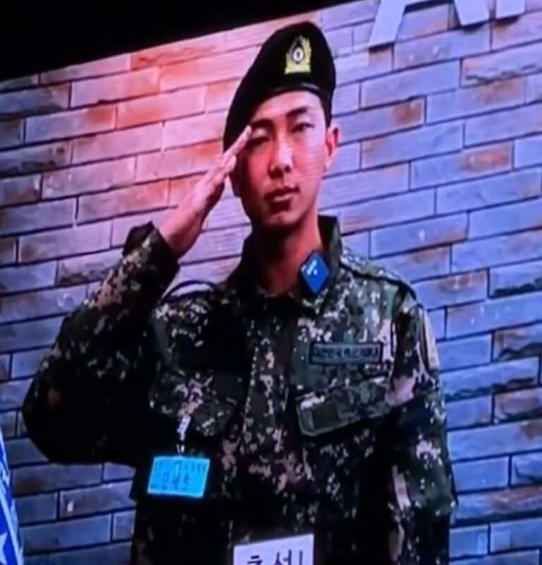 BTS RM gave a speech even when he was in the army