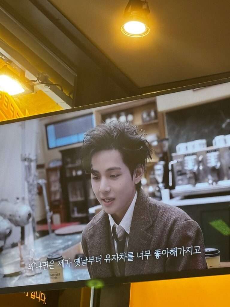 BTS V's interview video appears at Compose Coffee stores starting today (+ V's favorite menu)