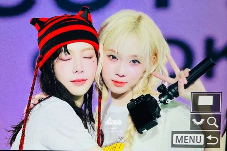 Two-shot preview of Taeyeon and Aespa Winter at the SM Tokyo concert