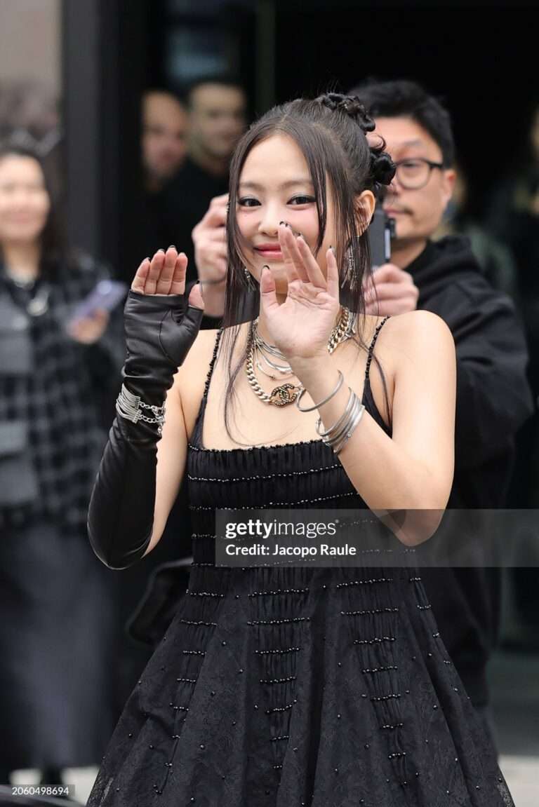 Getty Images of Jennie at the Chanel Show