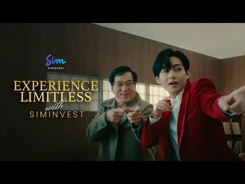 Netizens react to the combination of BTS V and Jackie Chan in SimInvest CF