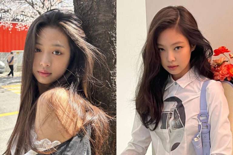 Baby Monster Ahyeon received many reactions saying that her image resembles Jennie