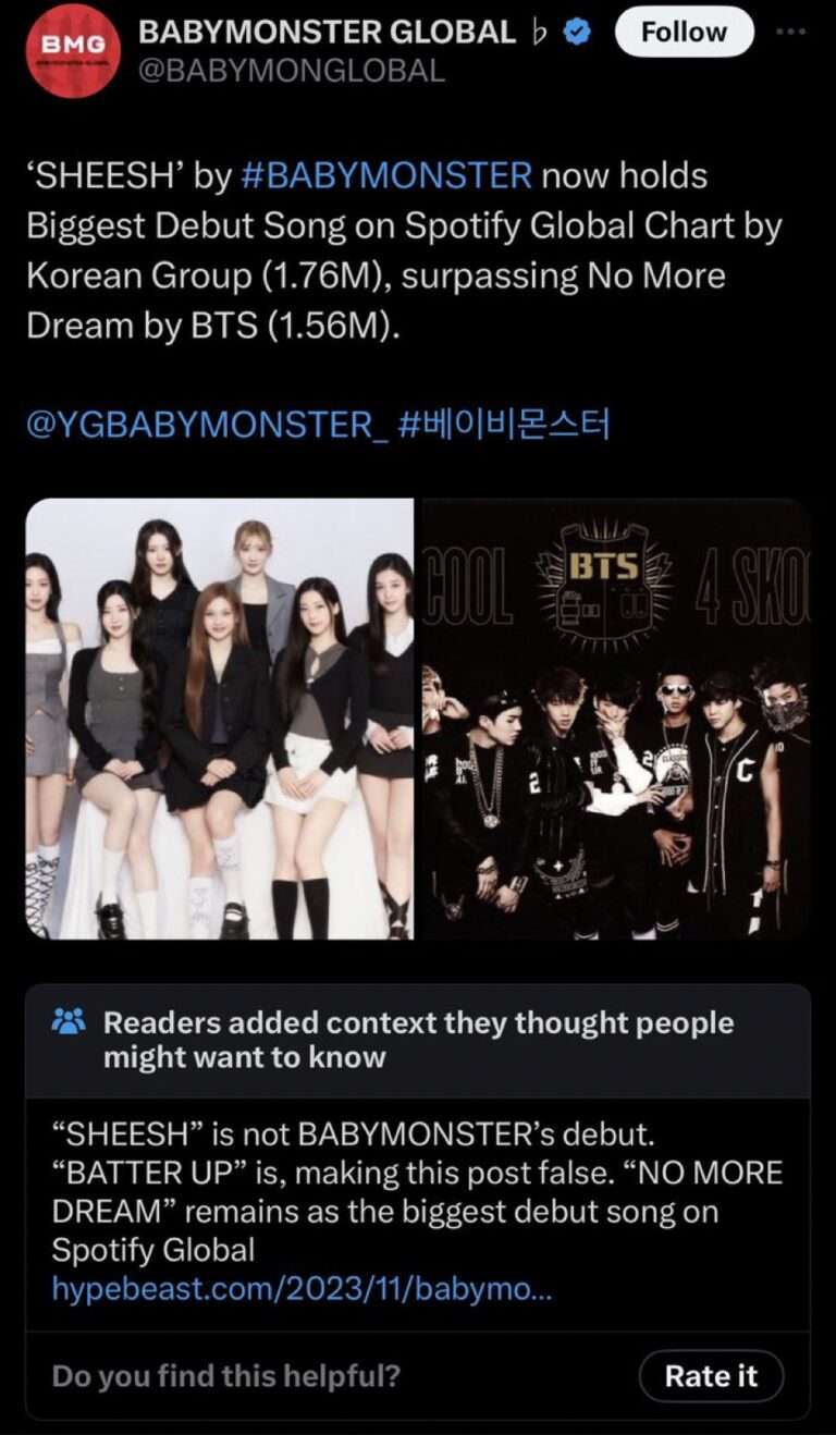Armys are attacking a 5th gen rookie group for breaking their faves' achievements