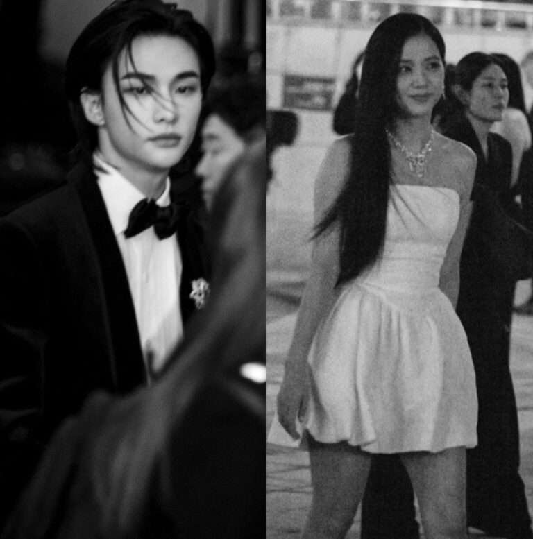 Tonight there was an unexpected Cartier event in Seoul Korea and the two Kpop stars Kim Jisoo and Hyunjin were there. They sat at the same table, a chair away from each other. There is no information yet that they have communicated with each other, but from Jisoo's laugh you can see that she got along well with the people.