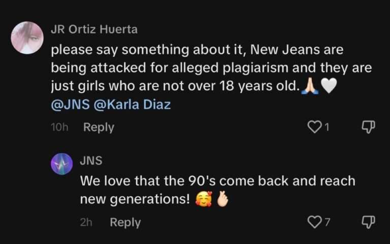 The perspective of Mexican girl group Jeans has just been revealed regarding the recent controversy