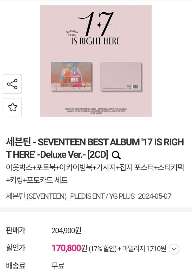 The price of SEVENTEEN's Best Album deluxe version is receiving negative responses from fans