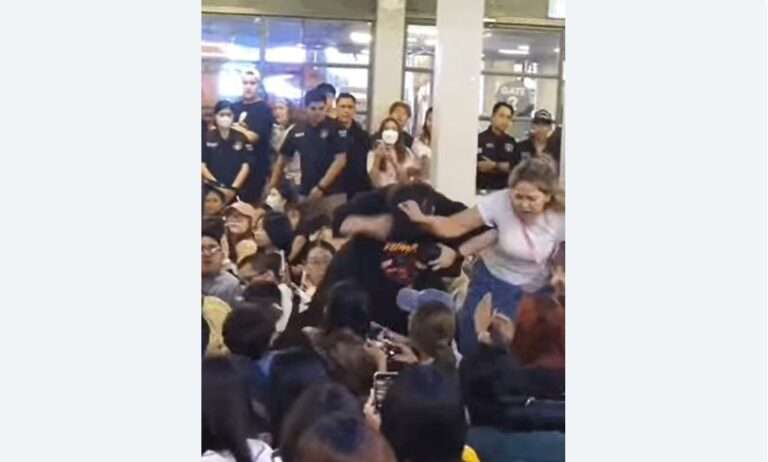BABYMONSTER fansite fought with a staff member and was dragged away by security guards